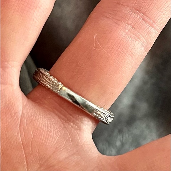 RARE Judith Ripka jade and Diamonique faceted ring. - Picture 8 of 8